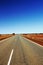 Long Stretch of Highway through Australian Outback