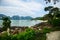 Long tail boats, Tropical beach, Andaman Sea, Thailand