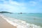 Long tail Thai fishing boats moored at Koh Samui