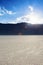 Long Traces of Moving Stones in Racetrack Playa Old Dried Lake i