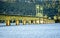 Long truss drawbridge across Columbia River in Hood River