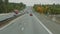 long view of german Autobahn highway