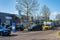 long waiting line at Loogman carwash in Hoofddorp the Netherlands after Sahara sand has fallen on the cars