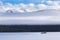 Long white cloud and traveling boat in lake te anau most popular