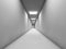Long white corridor