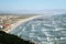 Long white sand beach near Muizenberg