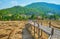 Long and winding Boon Ko Ku So bamboo bridge, Pai, Thailand