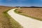 Long Winding Road iand Open Prairie in the Kansas Tallgrass Prairie Preserve