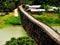 Long wooden bridge in Thailand