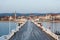 Long wooden pier in Sopot