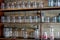 Long woof shelves inside museum covered with items from yesteryear, Wm Phelps General Store, Historic Palmyra, New York, 2019