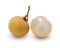 Longan ,Asian fruit on white background.