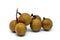 Longan on white background