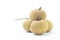 Longan on whith background. Fresh Longan thai fruit