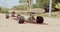 Longboard Resting on the Ground at the Street