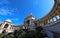 Longchamp palace in Marseille under blue sky.