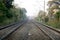 The longest railroad tracks. - Image