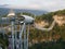 The longest suspended bridge, the bridge over the abyss