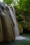 Longexposure photography of waterfall in forest