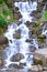 Longexposure picture of the waterfall in Viktoriapark in Berlin Kreuzberg, Germany