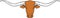 Longhorn head Texas design, bull icon