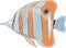 Longnose Butterfly Fish Illustration