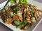 Longong fruit salad,Thai style on plate
