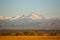 Longs Peak covered in snow from Denver and Commerce City, Colorado