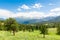 Longs Peak landscape at Rocky Mountain Park