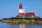 Longstone Lighthouse on the Farne Islands in the UK