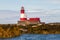 Longstone Lighthouse on Longstone Rock, England