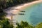 Longtail Boat at Khang Khao Island Bay island, Ranong Province, Thailand