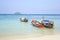 Longtail boat for visit beautiful beach