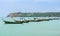 Longtail wooden tourist boats at Rawai beach in Phuket provin