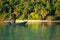 Longtale boats on the beautiful tropical sea beach, Surin island