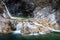 Longtime Exposure of water pools in rocks