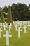 Longues-sur-Mer, Normandy, France, May 29, 2019: American military cemetery in Colleville