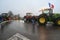 Longwy, France, January 26, 2024 Farmers\\\' demonstration, blocking roads of Rodange, towards Belgium and Brussels in Europe