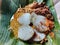 Lontong gudeg opor. It is traditional food from Jepara, central java, indonesia.