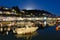 Looe Harbour at Night Cornwall England