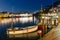 Looe Harbour at Night Cornwall England