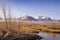 A look of Alps from Glenorchy Walkaway, New Zealand