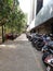 look at the bike parking place, mumbai based business center