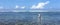 Look, blue, sky,cloud, beach, in Pero beach, Sumba, Indonesia