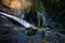 Look down the Bear Creek Falls from the Million Dollar Highway B