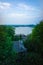 Look over Beihai Lake from Jade Flower Island at sunset, Beijing