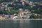 Look at Santa Maria Rezzonico, San Siro, town panorama, bank promenade in Lake Como