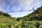 Look up the leixinqiao suspension bridge on huangling mountain, adobe rgb