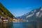 Lookin across the lake at the idyllic village of Hallstatt