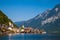 Lookin across the lake at the idyllic village of Hallstatt